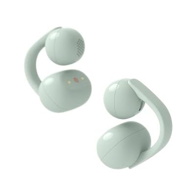 Sony LinkBuds Clip Open-Ear Wireless Earbuds, Comfortable Clip-On Headphones with 37H Battery, Clear Calls, Multipoint Bluetooth for Work and Everyday Use, Green Sony LinkBuds Clip Open-Ear Wireless Earbuds, Comfortable Clip-On Headphones with 37H Battery, Clear Calls, Multipoint Bluetooth for Work and Everyday Use, Green