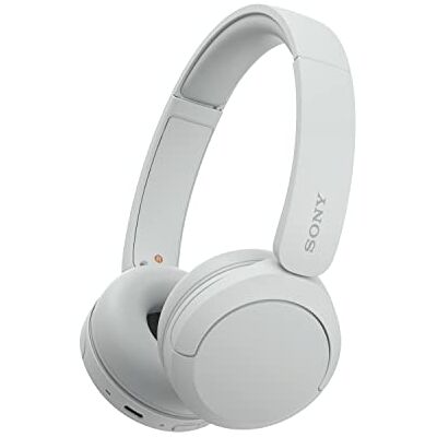 Sony WH-CH520 Wireless Bluetooth On-Ear Headphones, Lightweight Design, Up to 50hr Battery Life, Quick Charge, EQ, Clear Call Quality, iOS & Android White Sony WH-CH520 Wireless Bluetooth On-Ear Headphones, Lightweight Design, Up to 50hr Battery Life, Quick Charge, EQ, Clear Call Quality, iOS & Android White