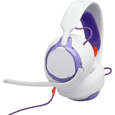 JBL Quantum 250, Wired Over-Ear Gaming Headset, White JBL Quantum 250, Wired Over-Ear Gaming Headset, White