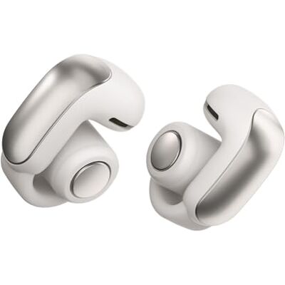 Bose Ultra Open Bluetooth Earbuds with OpenAudio Technology, Open Ear Wireless Earbuds, Up to 48 Hours of Battery Life, White Smoke Bose Ultra Open Bluetooth Earbuds with OpenAudio Technology, Open Ear Wireless Earbuds, Up to 48 Hours of Battery Life, White Smoke
