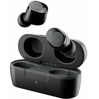Skullcandy Jib True 2 Wireless In-Ear Bluetooth Earbuds True Black Bluetooth Headphones, 33 Hours Battery with Charging Case, Noise Isolating Fit, Sweat and Water Resistant, Microphone Skullcandy Jib True 2 Wireless In-Ear Bluetooth Earbuds True Black Bluetooth Headphones, 33 Hours Battery with Charging Case, Noise Isolating Fit, Sweat and Water Resistant, Microphone