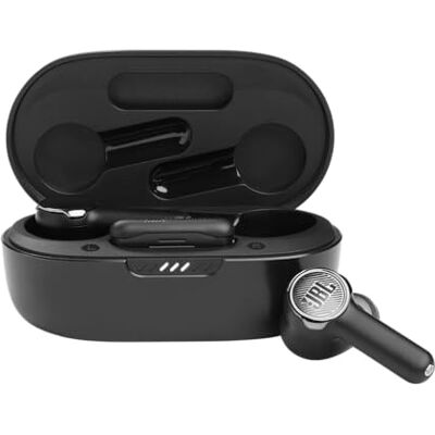 JBL Quantum TWS eSports Gaming In-Ear Bluetooth Headphones, Low Latency Noise-Cancelling Earphones with 22 Hours of Battery Life, Black JBL Quantum TWS eSports Gaming In-Ear Bluetooth Headphones, Low Latency Noise-Cancelling Earphones with 22 Hours of Battery Life, Black