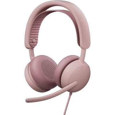 Logitech Zone Wireless 2 ES for Business Noise-Cancelling Wireless Headset with Adaptive Hybrid ANC, Bluetooth, USB-C & USB-A, Microsoft Teams Certified Rose Logitech Zone Wireless 2 ES for Business Noise-Cancelling Wireless Headset with Adaptive Hybrid ANC, Bluetooth, USB-C & USB-A, Microsoft Teams Certified Rose