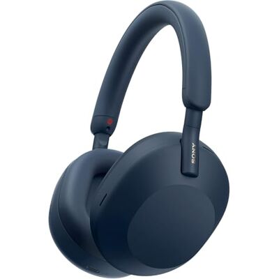 Sony WH-1000XM5 Wireless Over-Ear Headphones, Premium Active Noise Cancelling with personalized Spatial Audio, Up to 30hr Battery Life, Bluetooth Headphones, Midnight Blue Sony WH-1000XM5 Wireless Over-Ear Headphones, Premium Active Noise Cancelling with personalized Spatial Audio, Up to 30hr Battery Life, Bluetooth Headphones, Midnight Blue