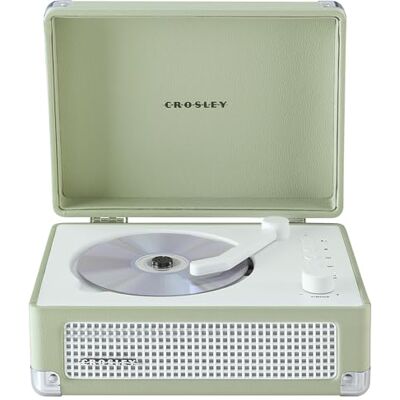Crosley Cruiser Portable CD Player with Bluetooth, Built-In Stereo Speakers & FM Radio – Rechargeable CD Players for Home, Office & Travel with Headphone Jack, Aux Input Vintage Suitcase Design Crosley Cruiser Portable CD Player with Bluetooth, Built-In Stereo Speakers & FM Radio – Rechargeable CD Players for Home, Office & Travel with Headphone Jack, Aux Input Vintage Suitcase Design