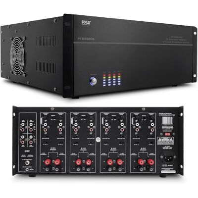 Pyle Usa Home Audio Amplifier Home Theater Power Stereo Receiver, Surround Sound, PT8000CHUK Pyle Usa Home Audio Amplifier Home Theater Power Stereo Receiver, Surround Sound, PT8000CHUK