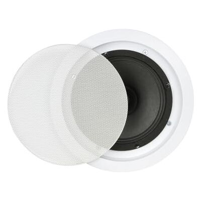 SLx 2 Way 100V 6.5" Ceiling Speaker, 25W Dual Cone Woofer, 200mm Cut Out, Easy Installation Clear Audio for Offices, Retail & Hospitality SLx 2 Way 100V 6.5" Ceiling Speaker, 25W Dual Cone Woofer, 200mm Cut Out, Easy Installation Clear Audio for Offices, Retail & Hospitality