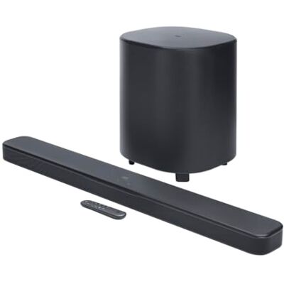 JBL Bar 500 MK2, 5.1 Channel Bluetooth Soundbar for TV with 10" Wireless Subwoofer, Dolby Atmos Surround Sound, HDMI eARC, Wi-Fi, 4K Video, PureVoice 2.0 and MultiBeam 3.0, Black, EU Plug (Type C) JBL Bar 500 MK2, 5.1 Channel Bluetooth Soundbar for TV with 10" Wireless Subwoofer, Dolby Atmos Surround Sound, HDMI eARC, Wi-Fi, 4K Video, PureVoice 2.0 and MultiBeam 3.0, Black, EU Plug (Type C)