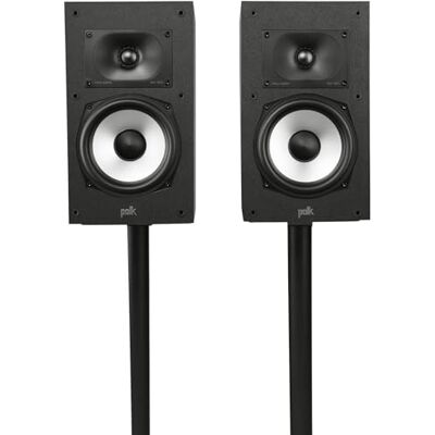 Polk Audio Monitor XT20 High-Resolution Bookshelf Loudspeakers, Hi-Res Certified Performance, Dolby Atmos Certified & DTS:X Compatible, Black Polk Audio Monitor XT20 High-Resolution Bookshelf Loudspeakers, Hi-Res Certified Performance, Dolby Atmos Certified & DTS:X Compatible, Black