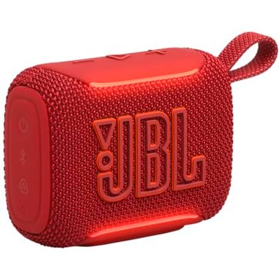 JBL Go 5, Ultra‑Portable Bluetooth Speaker, Waterproof, Red JBL Go 5, Ultra‑Portable Bluetooth Speaker, Waterproof, Red
