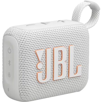 JBL GO 4 Ultra-Portable Bluetooth Speaker with Big Pro Sound and Punchy Bass, PlaytimeBoost, Waterproof Design and 7-Hour Playtime, Grey JBL GO 4 Ultra-Portable Bluetooth Speaker with Big Pro Sound and Punchy Bass, PlaytimeBoost, Waterproof Design and 7-Hour Playtime, Grey