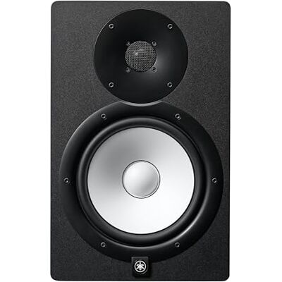 Yamaha HS8 PA, powered studio monitor speaker for DJs and performers, in black Yamaha HS8 PA, powered studio monitor speaker for DJs and performers, in black