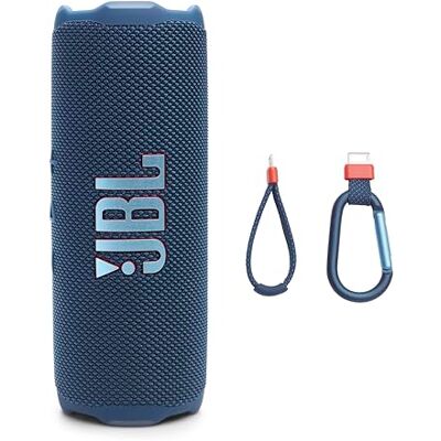JBL Flip 7 Portable Waterproof and Drop Proof Speaker, Pro Bold Sound with AI Sound Boost, 16 Hours Battery Life and PushLock System with Interchangeable Accessories (Blue) JBL Flip 7 Portable Waterproof and Drop Proof Speaker, Pro Bold Sound with AI Sound Boost, 16 Hours Battery Life and PushLock System with Interchangeable Accessories (Blue)