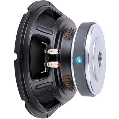 Citronic 10 Inch High Power Steel Basket Subwoofer Driver, PA Sub Cabinet Replacement for CORVA-10S Cabinet, 900W Max Power, 8 Ohm, 63mm Voice Coil, 50Hz-3.5kHz Citronic 10 Inch High Power Steel Basket Subwoofer Driver, PA Sub Cabinet Replacement for CORVA-10S Cabinet, 900W Max Power, 8 Ohm, 63mm Voice Coil, 50Hz-3.5kHz