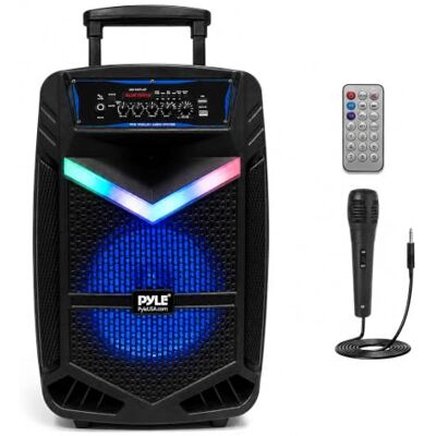 NOBU JAPAN Bluetooth Portable Speaker - 800W, Lights, Microphone, FM Radio NOBU JAPAN Bluetooth Portable Speaker - 800W, Lights, Microphone, FM Radio