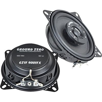 Ground Zero GZIF 4001FX 4″ 2-way Coaxial Speaker System 4 Ohms 90 W Peak Ground Zero GZIF 4001FX 4″ 2-way Coaxial Speaker System 4 Ohms 90 W Peak