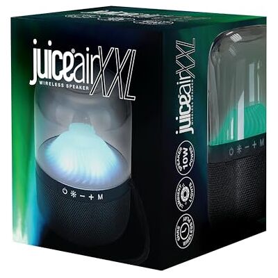 Juice The Air XXL Bluetooth Speaker, Wireless Rechargable Device, Stereo, for iPhone, iPod, iPad, Samsung, Smartphone, MP3 Player, Tablet, PC, Black Juice The Air XXL Bluetooth Speaker, Wireless Rechargable Device, Stereo, for iPhone, iPod, iPad, Samsung, Smartphone, MP3 Player, Tablet, PC, Black