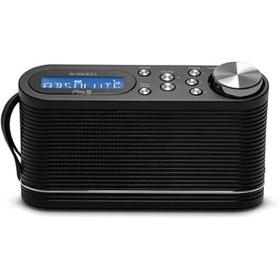 Roberts PLAY10 FM/DAB/DAB+ Digital Portable Radio, Black Roberts PLAY10 FM/DAB/DAB+ Digital Portable Radio, Black