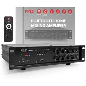 Pyle Amplifier HiFi Bluetooth Amplifier 500W PA Mixing System – Stereo Receiver Rack Mount with Mic Input Talk Over 70V 100V Output USB AUX Optical Coaxial LED Display Pyle Amplifier HiFi Bluetooth Amplifier 500W PA Mixing System – Stereo Receiver Rack Mount with Mic Input Talk Over 70V 100V Output USB AUX Optical Coaxial LED Display