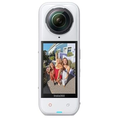 Insta360 X5 White – Waterproof 8K 360° Action Camera, Triple AI Chip, FlowState Stabilisation & Invisible Selfie Stick Effect Insta360 X5 White – Waterproof 8K 360° Action Camera, Triple AI Chip, FlowState Stabilisation & Invisible Selfie Stick Effect