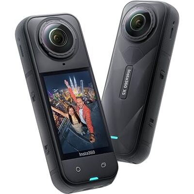 Insta360 X5 Standard Bundle – 8K Waterproof 360° Action Camera, Triple AI Chip, FlowState Stabilisation & Invisible Selfie Stick Effect Insta360 X5 Standard Bundle – 8K Waterproof 360° Action Camera, Triple AI Chip, FlowState Stabilisation & Invisible Selfie Stick Effect