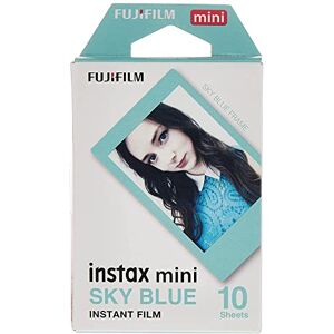 INSTAX mini instant film, Blue border, 10 shot pack, suitable for all mini cameras and printers INSTAX mini instant film, Blue border, 10 shot pack, suitable for all mini cameras and printers
