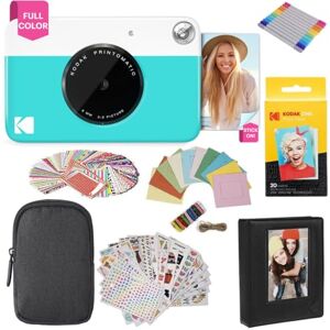 Kodak Printomatic Instant Camera - Blue - Camera Kodak Printomatic Instant Camera - Blue - Camera