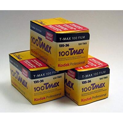 Kodak Tmax 100 36exp 3 Pack Black and White Film Kodak Tmax 100 36exp 3 Pack Black and White Film