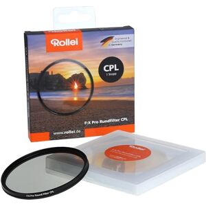 Rollei Extremium Round Filter CPL (1 Stop) Polarizing filter (Polarizer) with titanium ring made of Gorilla glass with special coating Size: 62 mm Rollei Extremium Round Filter CPL (1 Stop) Polarizing filter (Polarizer) with titanium ring made of Gorilla glass with special coating Size: 62 mm