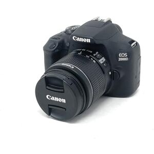 Canon EOS 2000D DSLR Camera and EF-S 18-55 mm f/3.5-5.6 IS II Lens Black Canon EOS 2000D DSLR Camera and EF-S 18-55 mm f/3.5-5.6 IS II Lens Black