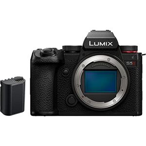 Panasonic LUMIX DC-S5 II Full Frame Mirrorless Camera Body, 4K 60P and 6k 30P, Flip Screen, Wi-Fi, Phase Hybrid AF With 779 points, Active IS, Body Only with DMW-BLK22 Spare Battery, Black Panasonic LUMIX DC-S5 II Full Frame Mirrorless Camera Body, 4K 60P and 6k 30P, Flip Screen, Wi-Fi, Phase Hybrid AF With 779 points, Active IS, Body Only with DMW-BLK22 Spare Battery, Black