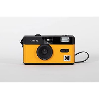 Kodak 490172 Ultra F9 35mm Film Camera Camera Retro Style, Focus Free, Reusable, Built in Flash, Easy to Use ( Yellow) Kodak 490172 Ultra F9 35mm Film Camera Camera Retro Style, Focus Free, Reusable, Built in Flash, Easy to Use ( Yellow)