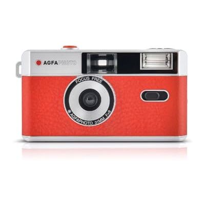 AgfaPhoto Agfa AG603001 Photo Analogue 35 mm Photo Camera Red Set (Film + Battery) AgfaPhoto Agfa AG603001 Photo Analogue 35 mm Photo Camera Red Set (Film + Battery)