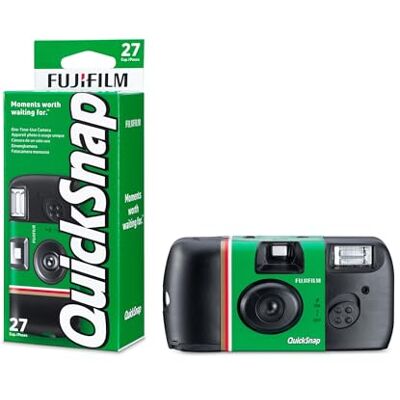 INSTAX Fujifilm Quicksnap 27 exposure, FUJICOLOR 400 ISO speed film camera, with Built-in flash INSTAX Fujifilm Quicksnap 27 exposure, FUJICOLOR 400 ISO speed film camera, with Built-in flash