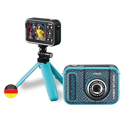 VTech KidiZoom Video Studio 80-531884 HD Children’s Camera, Blue Colour VTech KidiZoom Video Studio 80-531884 HD Children’s Camera, Blue Colour