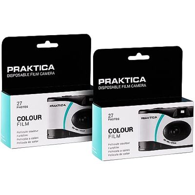 Praktica Single Use Disposable Camera 27 Shots Pack of 2 for weddings, gatherings, travel & more Praktica Single Use Disposable Camera 27 Shots Pack of 2 for weddings, gatherings, travel & more