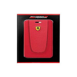 Acer Ferrari Pit Stop Collection Ultra Thin PU Carbon Hard Wallet and TPU Rubber Frame Case for Apple iPhone 8 Plus/7 Plus - Red