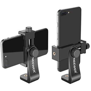 NEEWER Smartphone Holder Phone Tripod Mount Compatible with iPhone 16 15 Pro Max Plus 14 13 12 Mini Samsung Galaxy S24 S23 Ultra, Cell Phone Clip Vertical Bracket Adapter for Tripod with 1/4" Screw NEEWER Smartphone Holder Phone Tripod Mount Compatible with iPhone 16 15 Pro Max Plus 14 13 12 Mini Samsung Galaxy S24 S23 Ultra, Cell Phone Clip Vertical Bracket Adapter for Tripod with 1/4" Screw