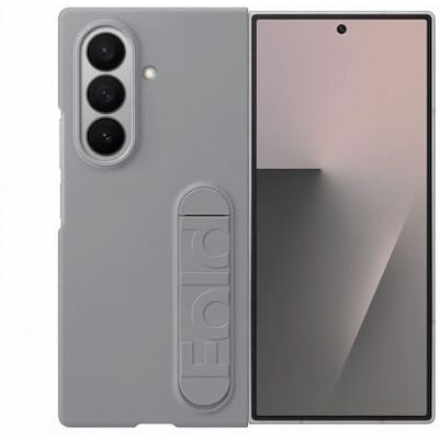 SAMSUNG Galaxy Official Silicone Case with Stand for Galaxy Z Fold7 in Grey SAMSUNG Galaxy Official Silicone Case with Stand for Galaxy Z Fold7 in Grey