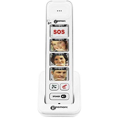 Geemarc Photodect 295 Additional Handset for Amplidect 295 Range with Customisable Photo Memories Main Base Unit Required Low to Medium Hearing Loss Hearing Aid Compatible UK Version Geemarc Photodect 295 Additional Handset for Amplidect 295 Range with Customisable Photo Memories Main Base Unit Required Low to Medium Hearing Loss Hearing Aid Compatible UK Version