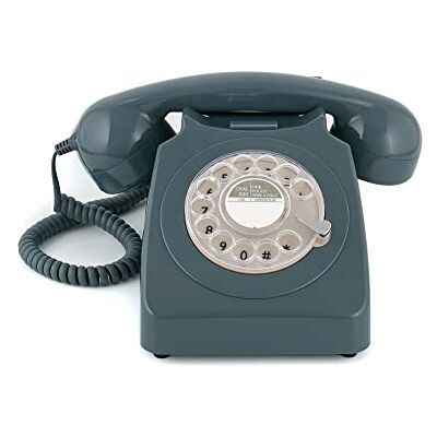 GPO 746ROTARYGRY Retro telephone with dial - Telephone GPO 746ROTARYGRY Retro telephone with dial - Telephone