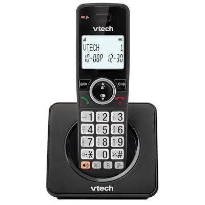 VTech EA5000 DECT Cordless Phone with Nuisance Call Blocker,Easy-to-Read Backlit Display,Landline Phone with 18 Hours Talk-time,Volume Booster,Handsfree Speakerphone,Speed Dial,Single Handset VTech EA5000 DECT Cordless Phone with Nuisance Call Blocker,Easy-to-Read Backlit Display,Landline Phone with 18 Hours Talk-time,Volume Booster,Handsfree Speakerphone,Speed Dial,Single Handset