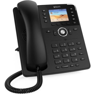 Snom D735 Global Desk Telephone (High-resolution 2.7” Graphical TFT Display,32 Self-labeling Function Keys (8 Physical),Black,00004389 Snom D735 Global Desk Telephone (High-resolution 2.7” Graphical TFT Display,32 Self-labeling Function Keys (8 Physical),Black,00004389