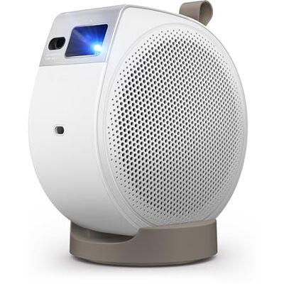 BenQ GV32 1080p Portable Ceiling Projector, 500 ANSI Lumens, Google TV HDR10, 95% Rec.709, Rotating Projection, 2.1 channel 18W Bass Speaker, Auto Image Adjustment, Bluetooth, Netflix BenQ GV32 1080p Portable Ceiling Projector, 500 ANSI Lumens, Google TV HDR10, 95% Rec.709, Rotating Projection, 2.1 channel 18W Bass Speaker, Auto Image Adjustment, Bluetooth, Netflix
