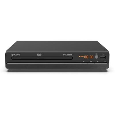 groov e Groov-e Compact DVD Player Media Device with Full HD 1080p Upscaling, Media Box with USB, Mp3 and CD Support, Multi Region Disc Playback, Includes Remote Black groov e Groov-e Compact DVD Player Media Device with Full HD 1080p Upscaling, Media Box with USB, Mp3 and CD Support, Multi Region Disc Playback, Includes Remote Black