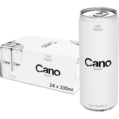 Cano Water Still Spring Water Multipack Cans (24 x 330ml), Ringpull Lids Cano Water Still Spring Water Multipack Cans (24 x 330ml), Ringpull Lids