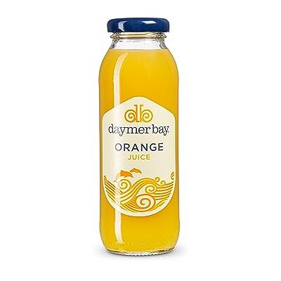 Daymer Bay Drinks Daymer Bay Orange Juice, Refreshingly Fruity, Natural Ingredients, Not from Concentrate, Vegan, Gluten Free, 100% British Recyclable Packaging 12 x 250ml Glass Bottles Daymer Bay Drinks Daymer Bay Orange Juice, Refreshingly Fruity, Natural Ingredients, Not from Concentrate, Vegan, Gluten Free, 100% British Recyclable Packaging 12 x 250ml Glass Bottles