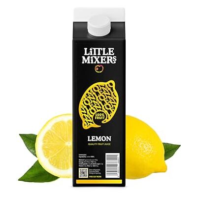 LITTLE MIXERS Pure Lemon Juice (1 kg) Real Lemon Juice for Cocktails, Desserts, and Baking Independent, British Ready-to-Use, Rich Natural Flavour LITTLE MIXERS Pure Lemon Juice (1 kg) Real Lemon Juice for Cocktails, Desserts, and Baking Independent, British Ready-to-Use, Rich Natural Flavour