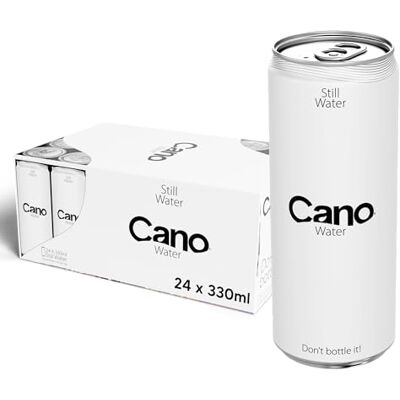 Cano Water Still Spring Water Multipack Cans (24 x 330ml), Ringpull Lids Cano Water Still Spring Water Multipack Cans (24 x 330ml), Ringpull Lids