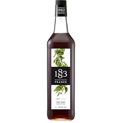 1883 MAISON ROUTIN Premium Green Tea Syrup Made with Pure Cane Sugar for Tea, Cocktails & Mocktails Herbal Tea Flavour, 1L Glass Bottle 1883 MAISON ROUTIN Premium Green Tea Syrup Made with Pure Cane Sugar for Tea, Cocktails & Mocktails Herbal Tea Flavour, 1L Glass Bottle